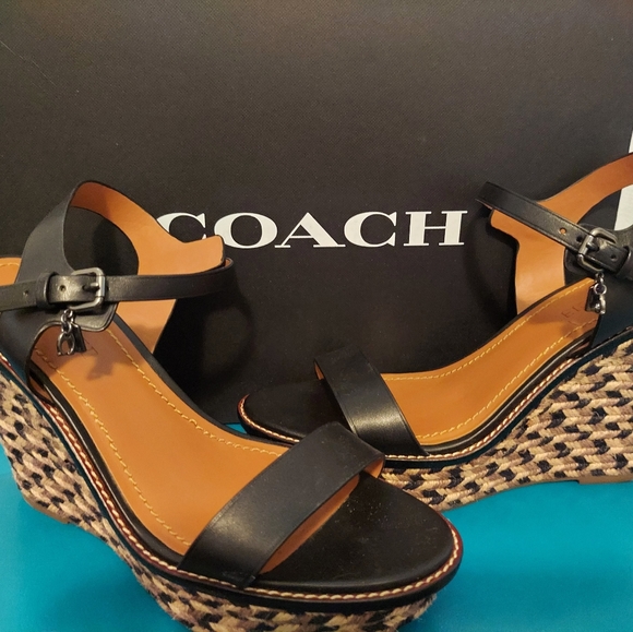 Coach Wedge Sandle - Picture 1 of 2